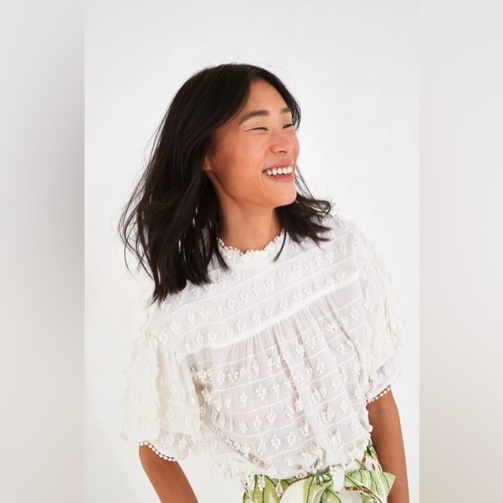 Farm Rio Fringe detail blouse